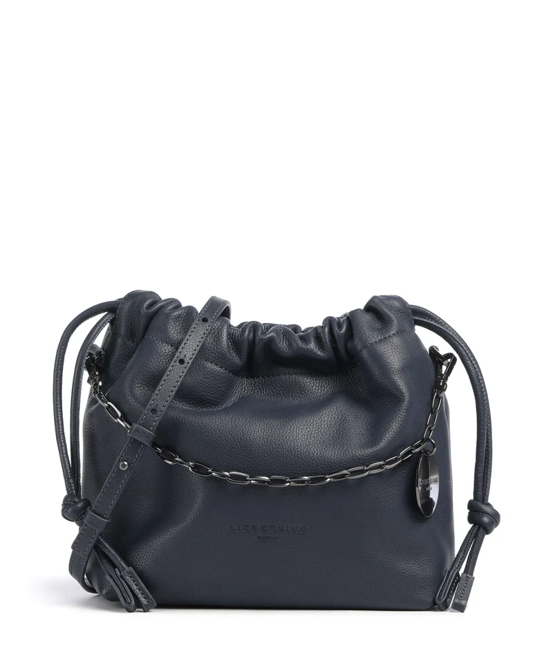 Liebeskind Lya II Small Pebble S Bucket Handtasche peacoat