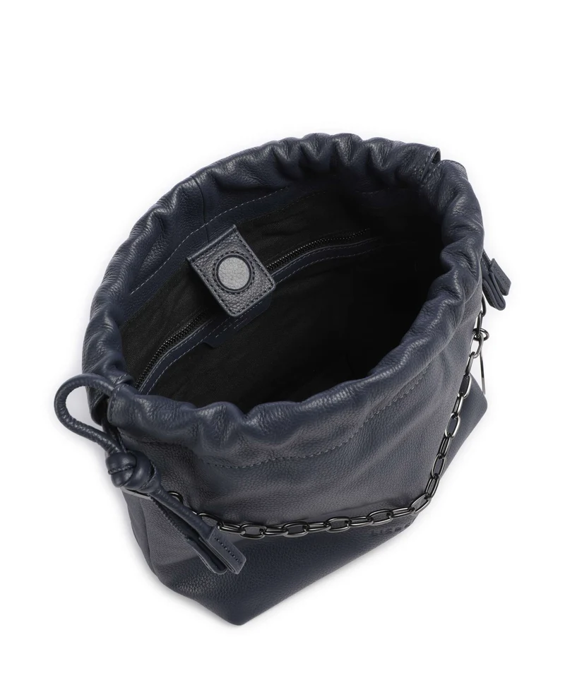 Liebeskind Lya II Small Pebble S Bucket Handtasche peacoat