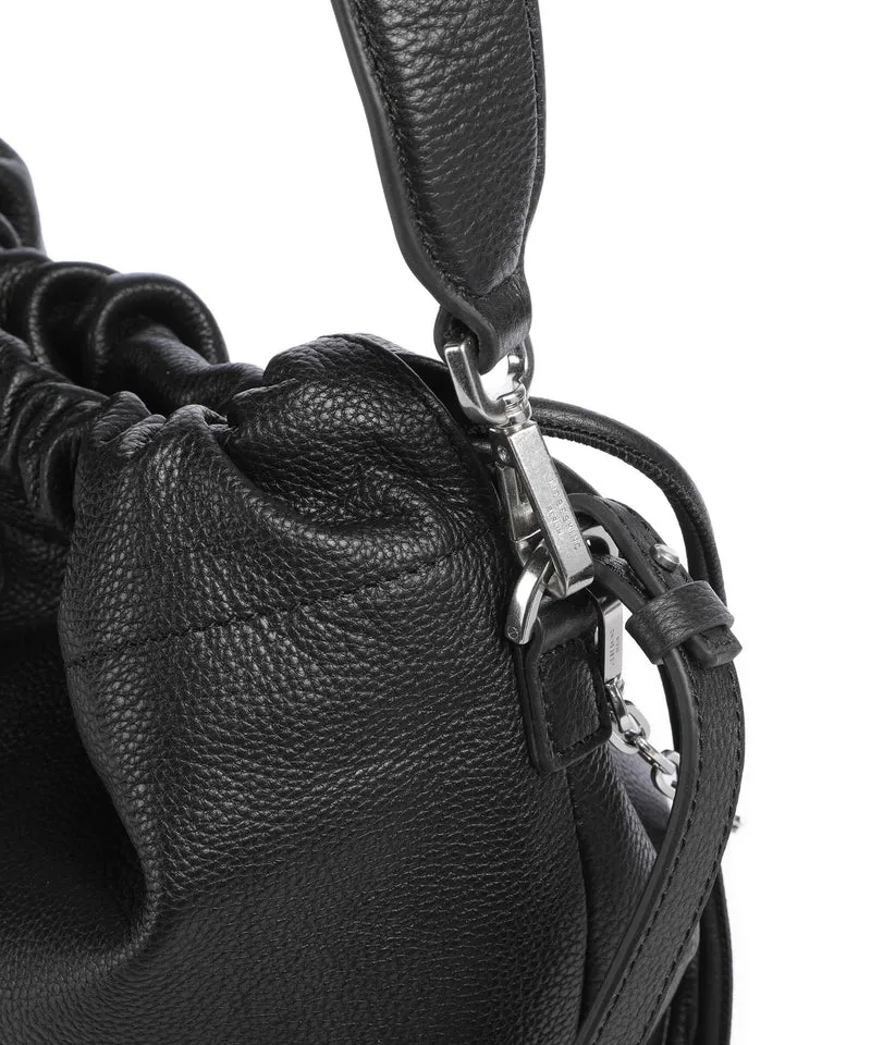 Liebeskind Lya II Small Pebble M Bucket Handtasche black