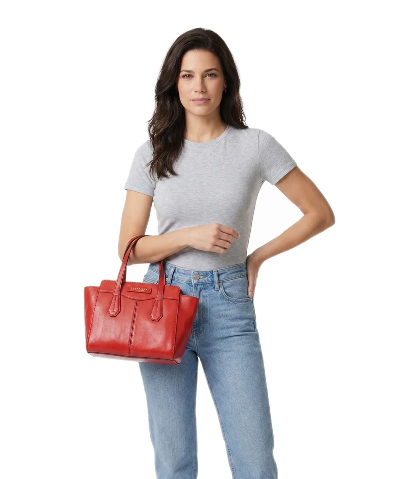 The Bridge Gloria Handtasche arancio bruciato/oro