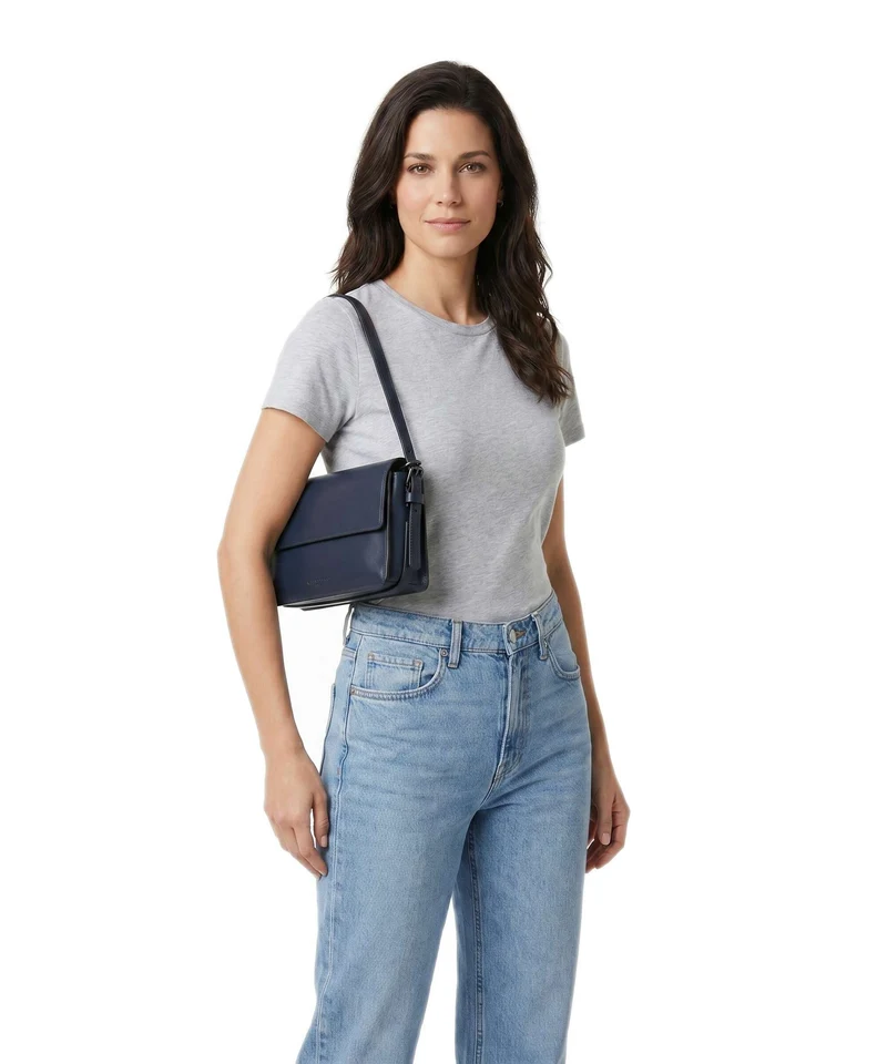 Liebeskind Audrey Recycled Soft Calf S Schultertasche peacoat