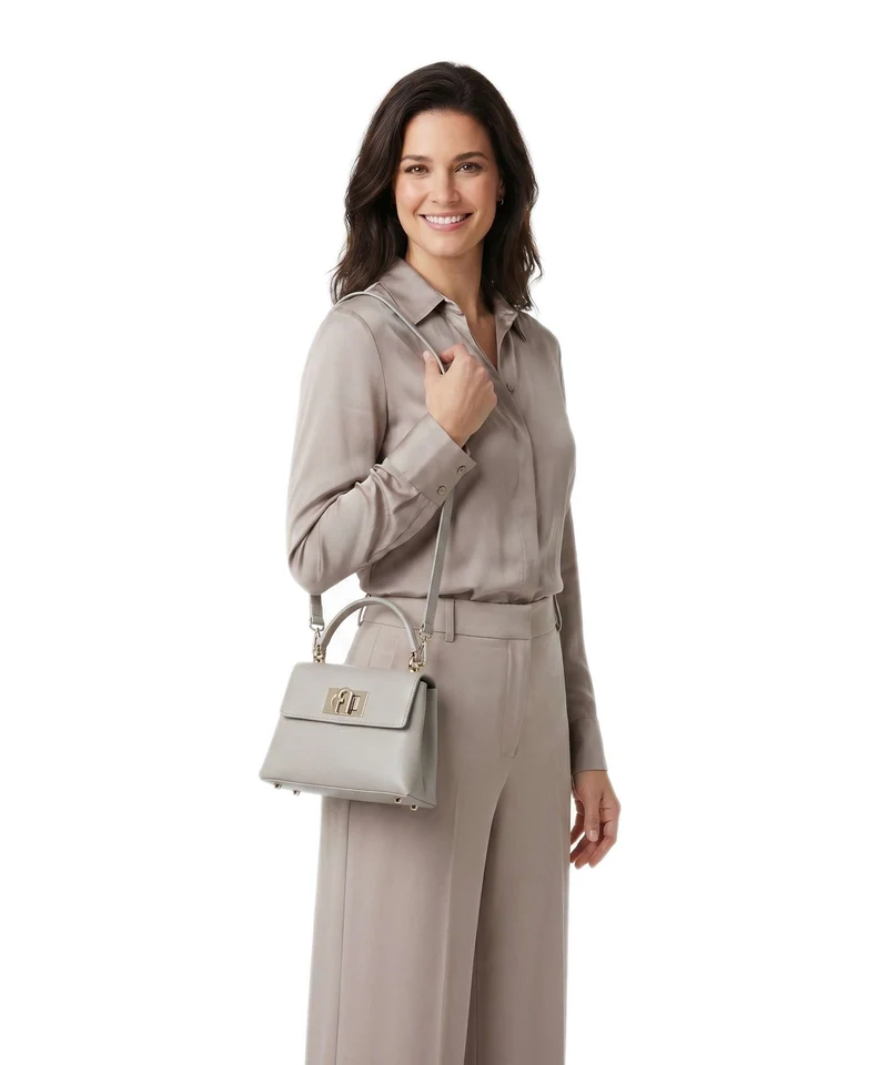 Furla 1927 Mini Handtasche stone gray