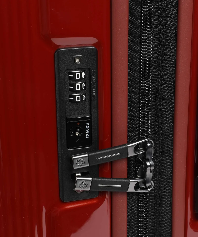 Samsonite Nuon 4-Rollen Trolley metallic red