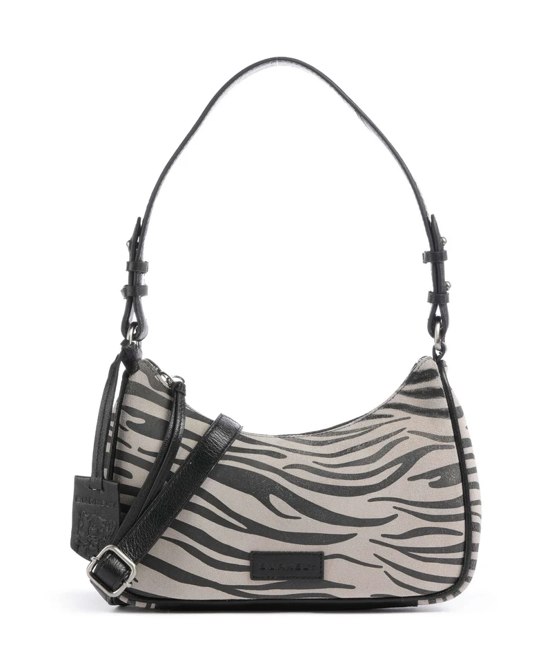 Burkely Animo Schultertasche zebra
