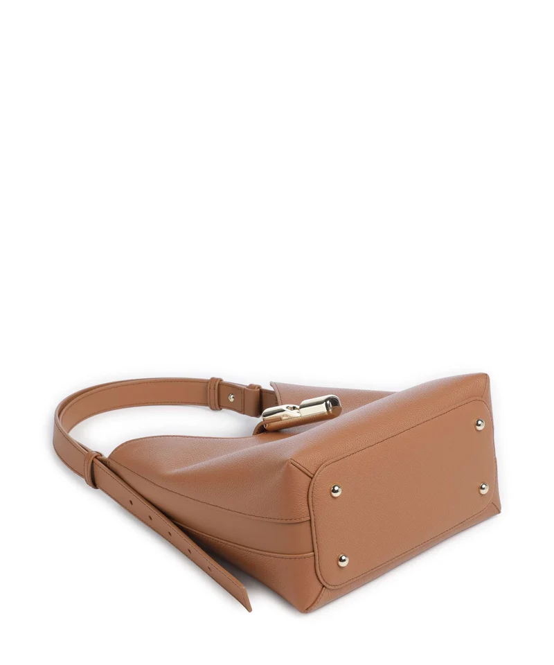 Furla Goccia S Schultertasche brandy