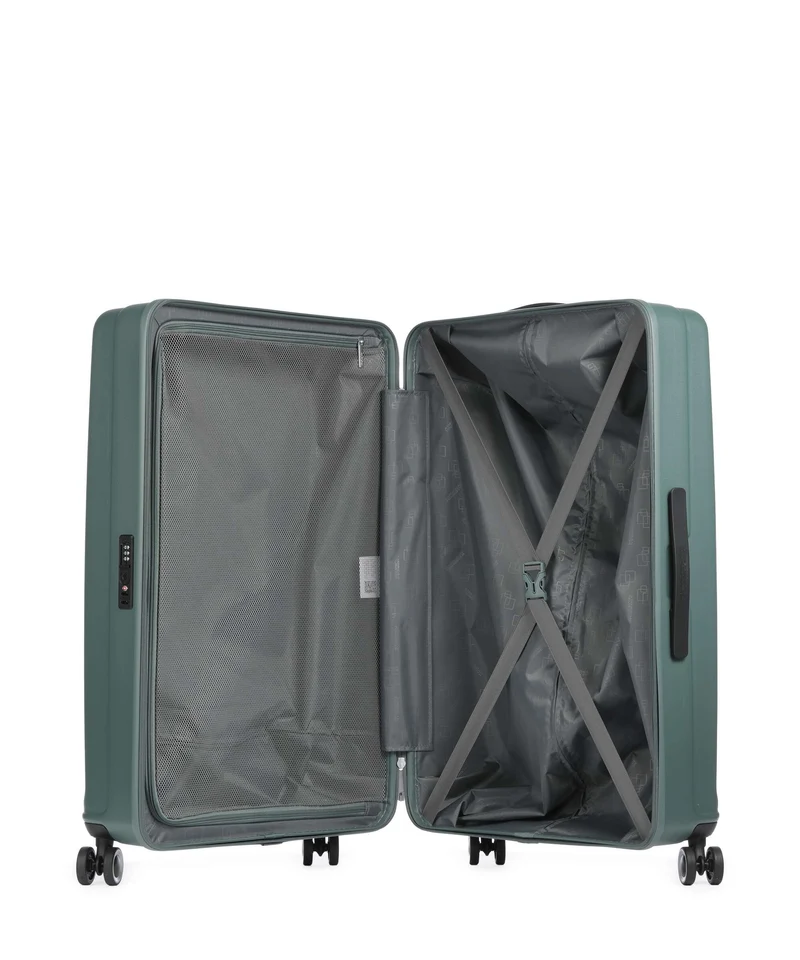American Tourister Sunset Hills 4-Rollen Trolley dark forest