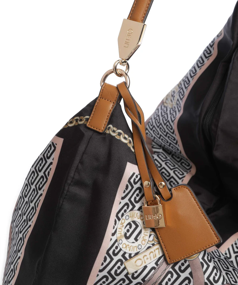 Liu Jo Foulard Beuteltasche st metall nero