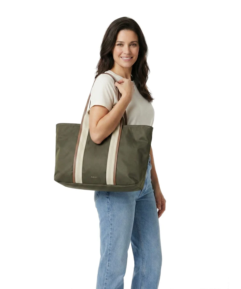 Radley London Halley Row Shopper olive