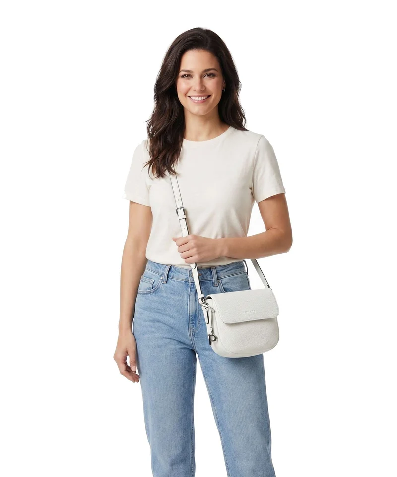 Picard Pure Umhängetasche white lily