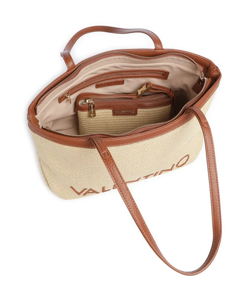 Valentino Bags Maiam Shopper naturale/cuoio