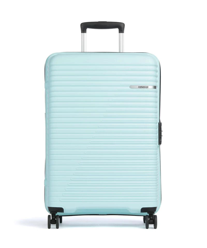 American Tourister Liftoff 4-Rollen Trolley summer blue