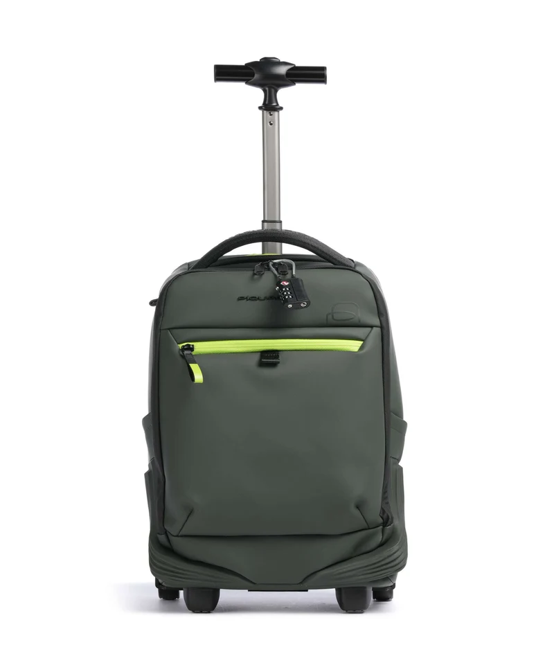 Piquadro Corner Rucksack-Trolley sage green