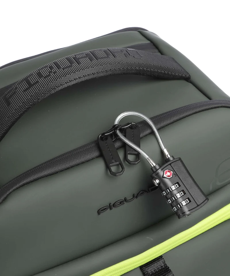 Piquadro Corner Rucksack-Trolley sage green