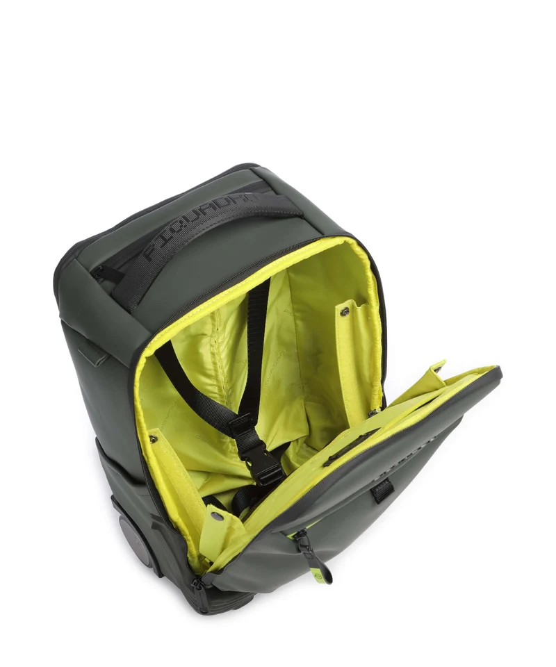 Piquadro Corner Rucksack-Trolley sage green