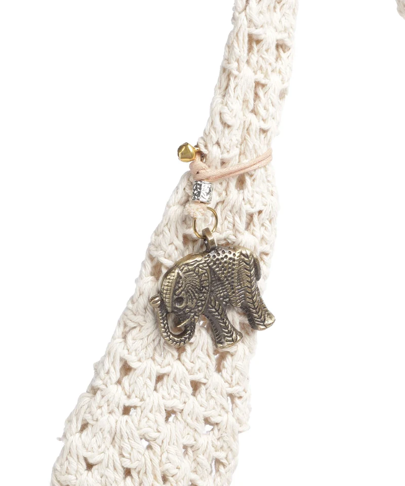 Anokhi Beuteltasche beige