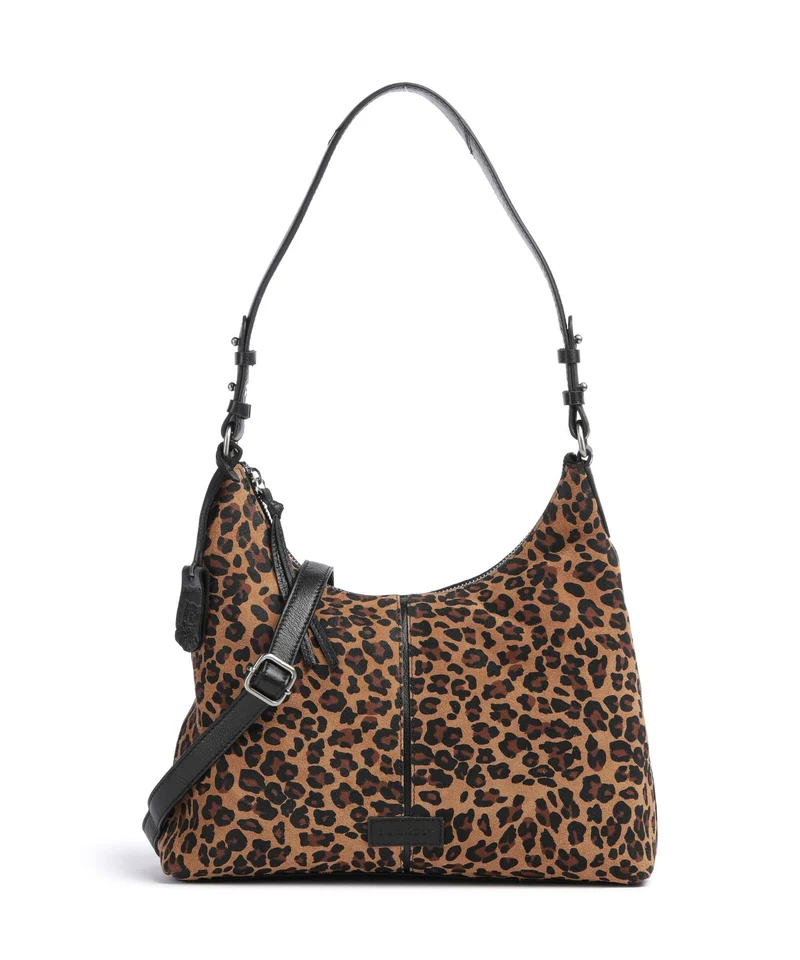 Burkely Animo Beuteltasche leopard