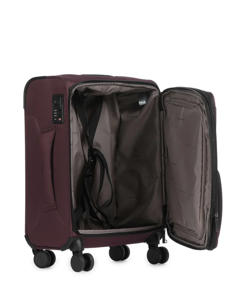 Stratic Bendigo Light+ 4-Rollen Trolley aubergine