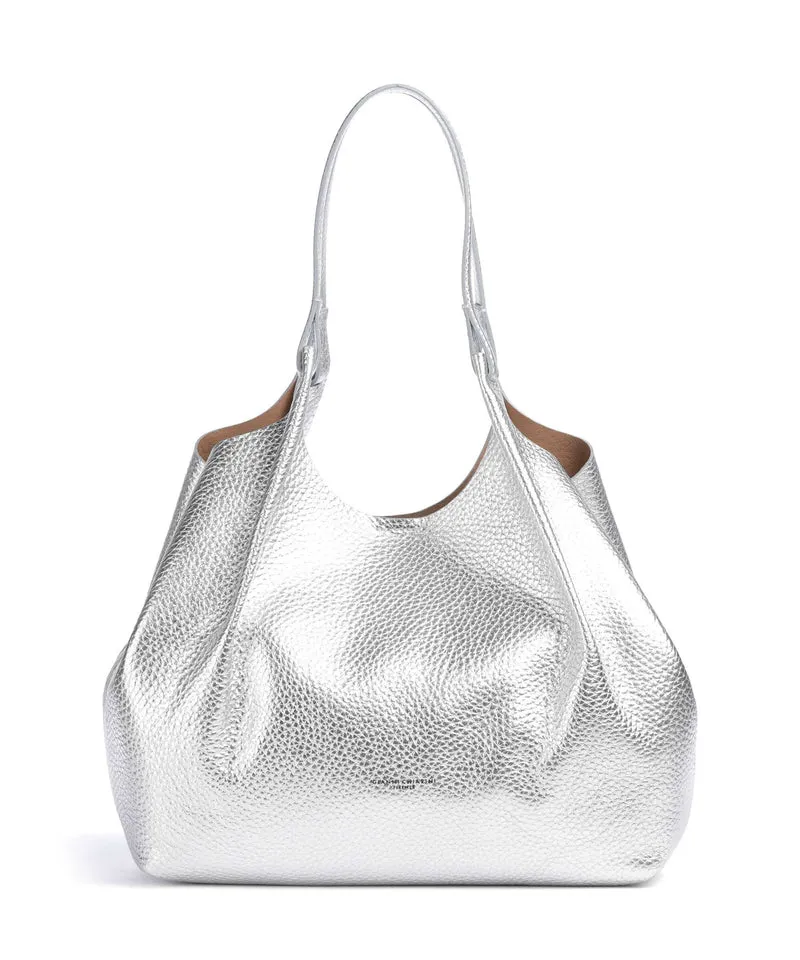 Gianni Chiarini Dua L Shopper silver clay