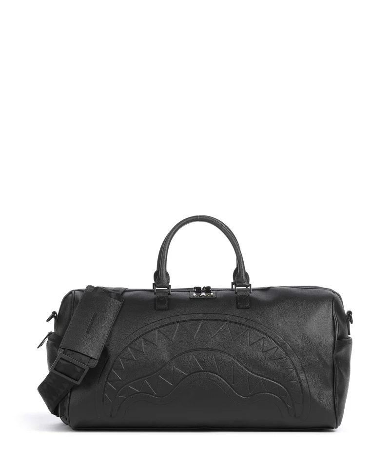 Sprayground Gold Brick Luxe Weekender black