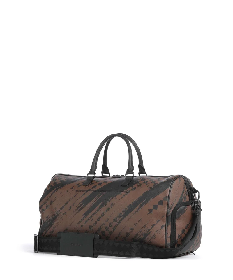 Sprayground Smeared Grunge Weekender brown