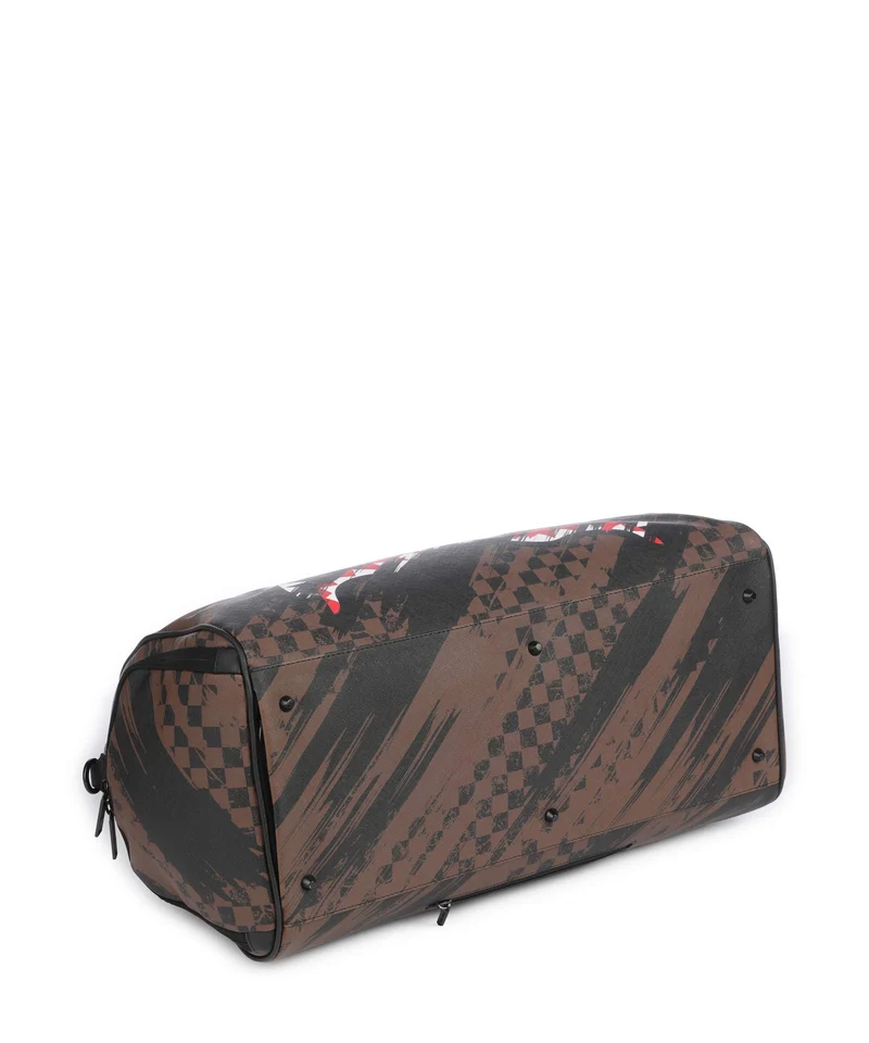 Sprayground Smeared Grunge Weekender brown