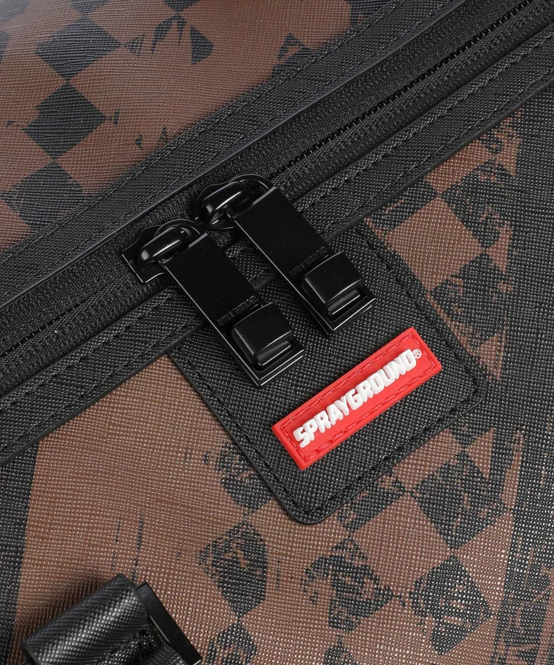 Sprayground Smeared Grunge Weekender brown