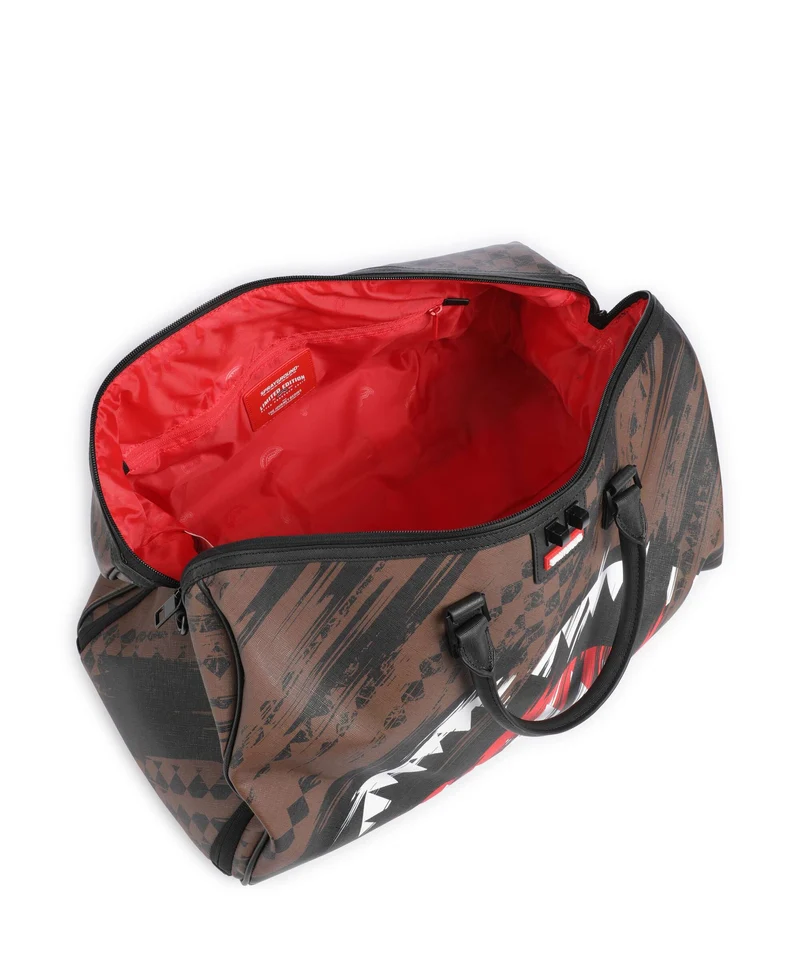 Sprayground Smeared Grunge Weekender brown