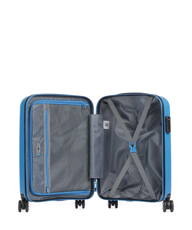 Roncato Electron 2.0 4-Rollen Trolley bluette