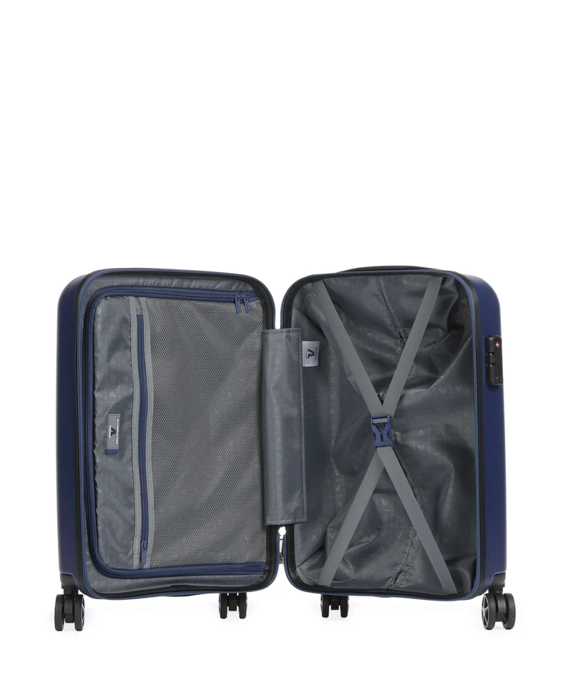 Roncato Electron 2.0 4-Rollen Trolley blu notte