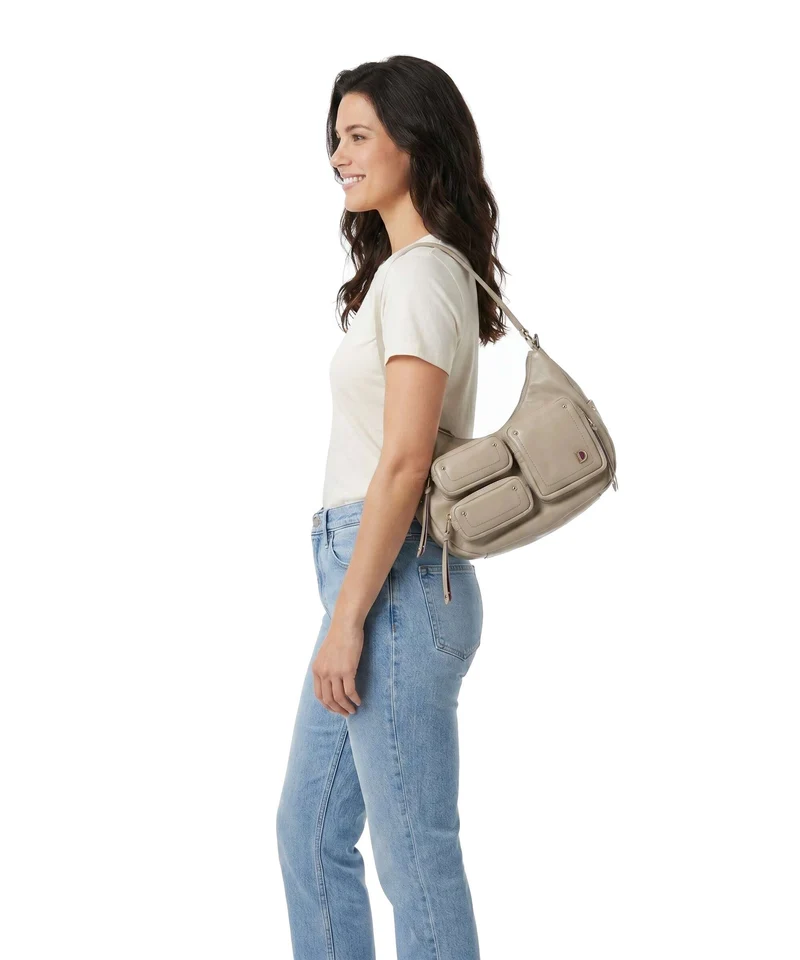 DuDu Bags Pocket City Beuteltasche sand grey