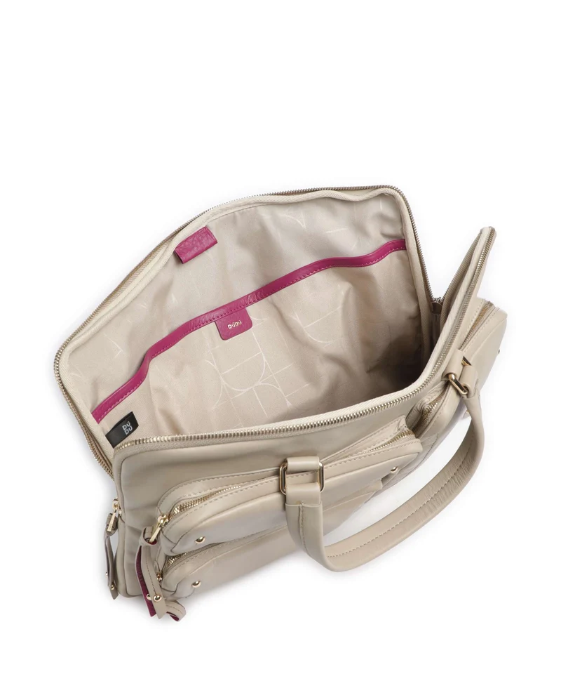 DuDu Bags Pocket Dots Laptoptasche sand grey