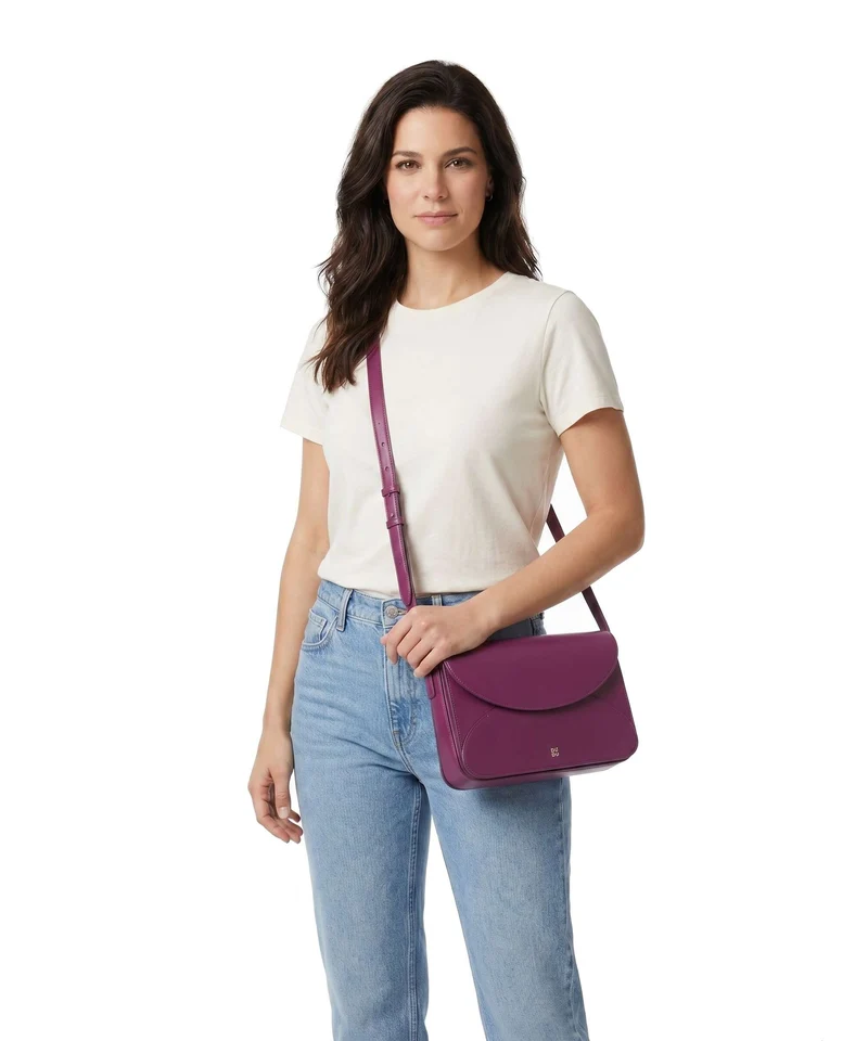 DuDu Bags Colorful Agnese Umhängetasche fucsia