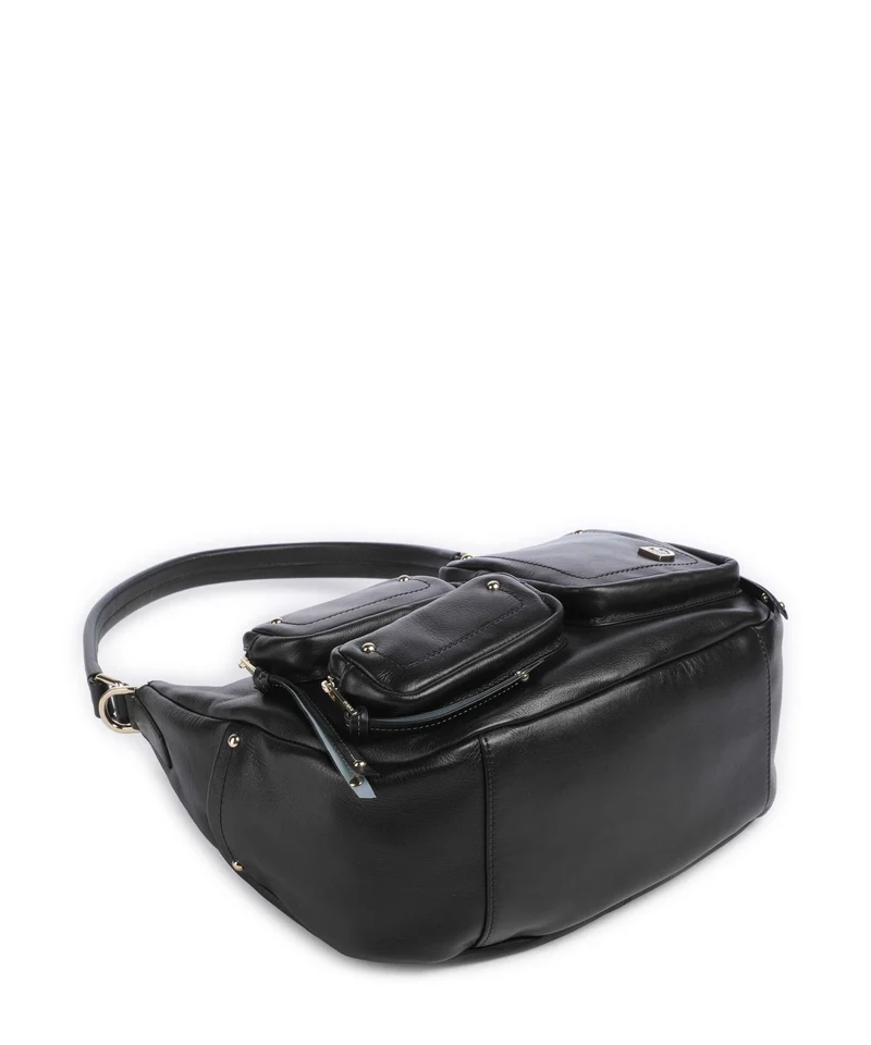 DuDu Bags Pocket City Beuteltasche nero