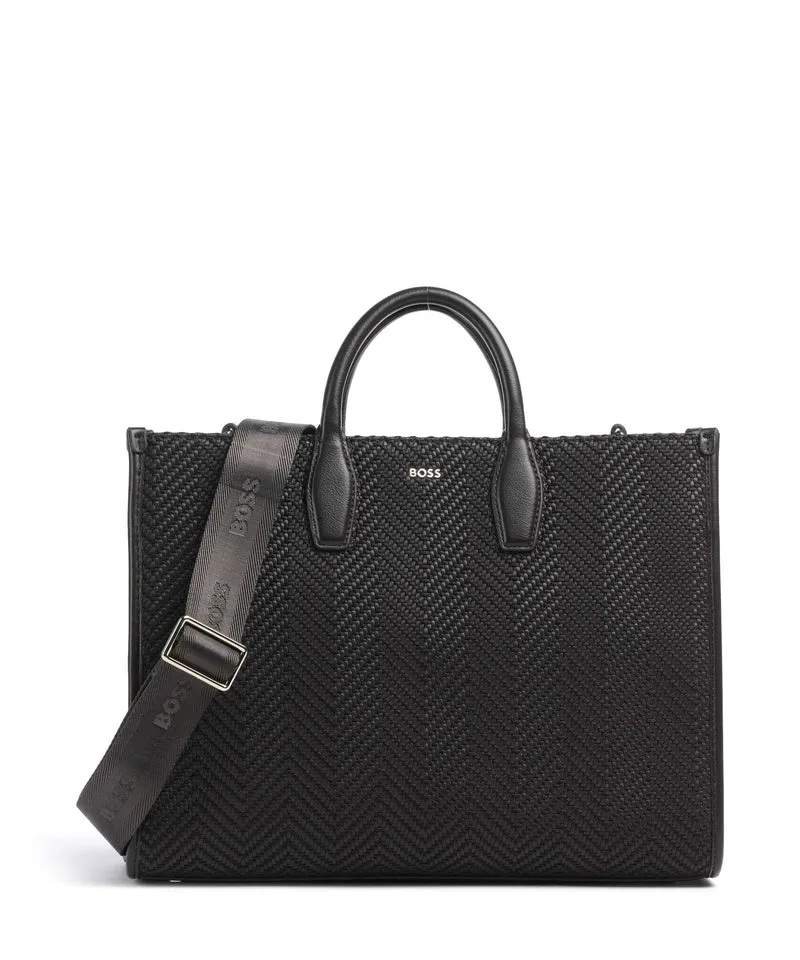 BOSS Sandy Handtasche dark brown
