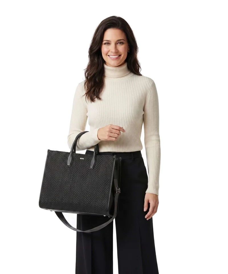 BOSS Sandy Handtasche dark brown