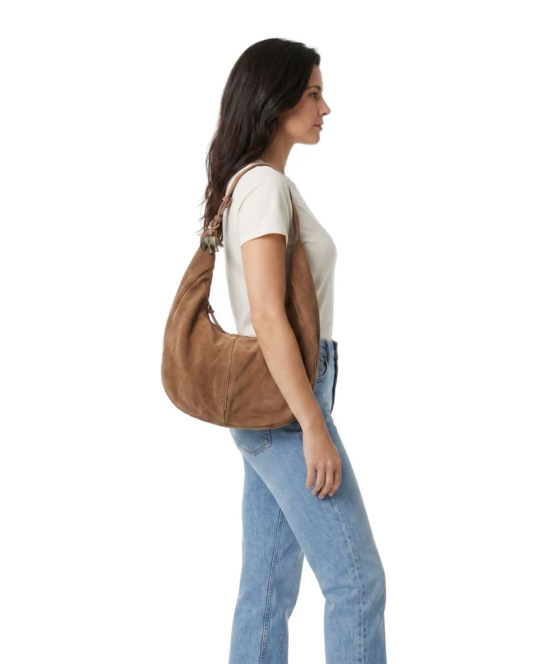 Anokhi Beuteltasche cognac