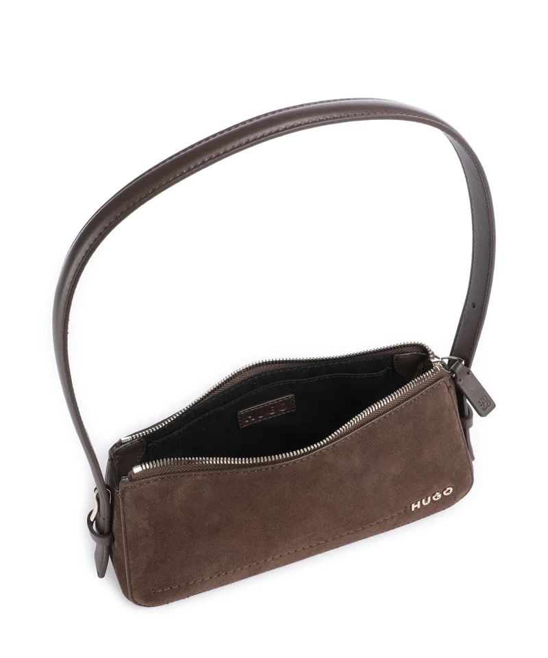 Hugo Yorih Schultertasche dark brown