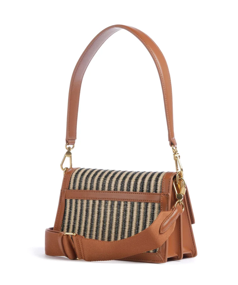 Lacoste Summer Pack Schultertasche natural/noir/tan