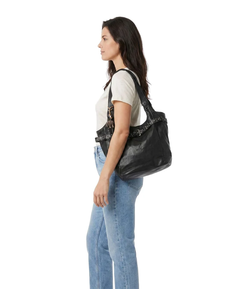 Anokhi Beuteltasche black