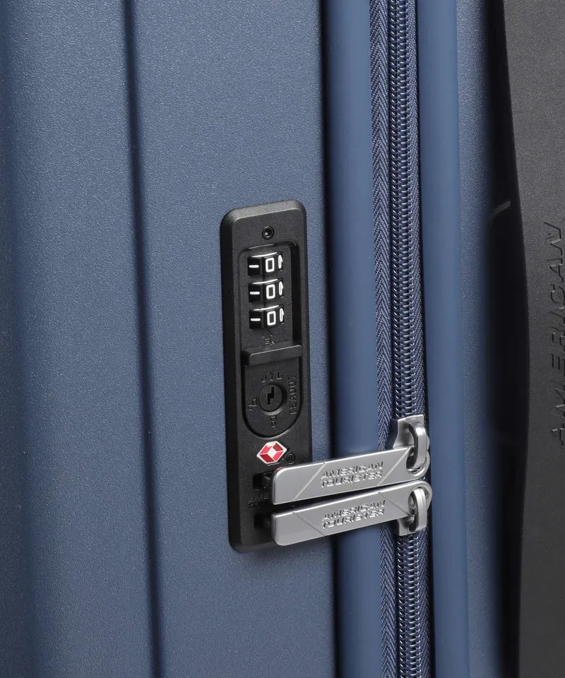 American Tourister Sunset Hills 4-Rollen Trolley navy blue