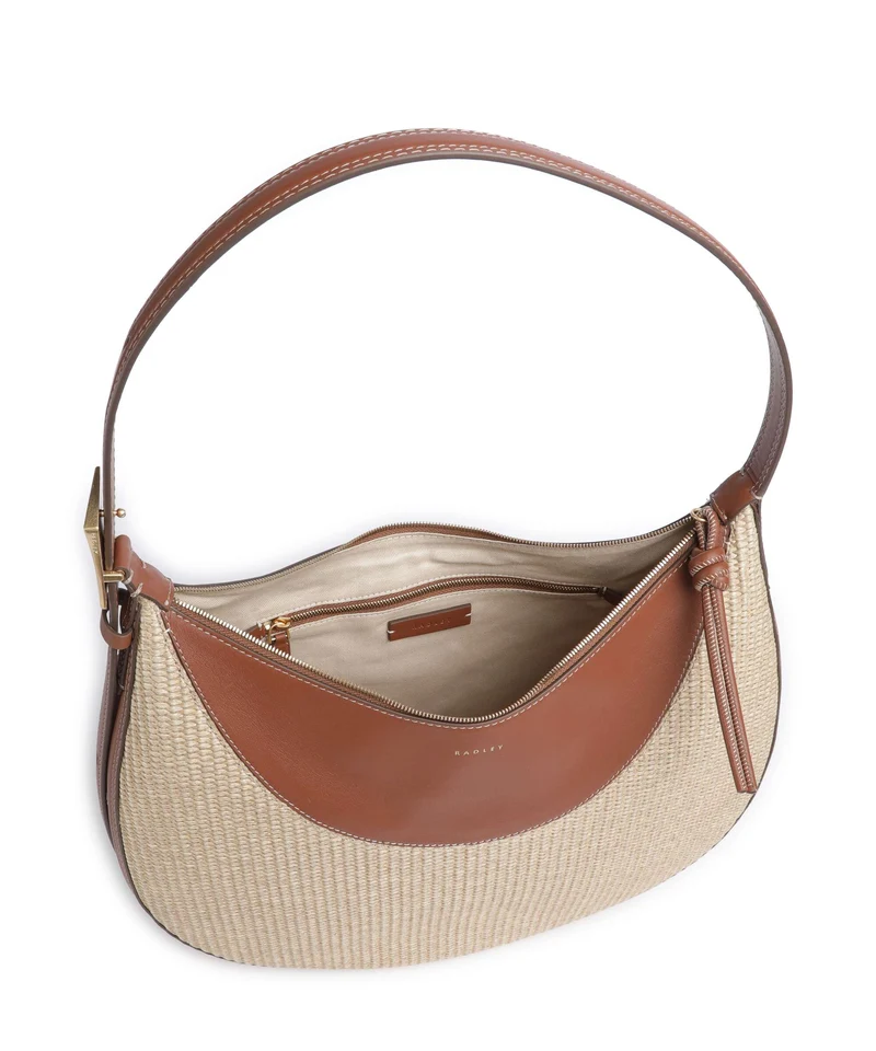Radley London Bliss Crescent Beuteltasche cognac