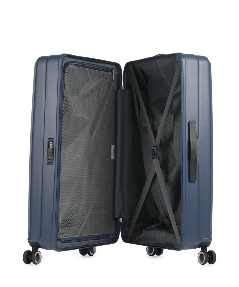 American Tourister Sunset Hills 4-Rollen Trolley navy blue