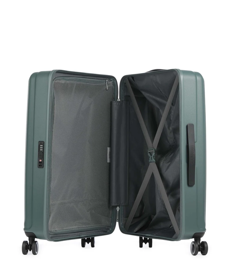 American Tourister Sunset Hills 4-Rollen Trolley dark forest