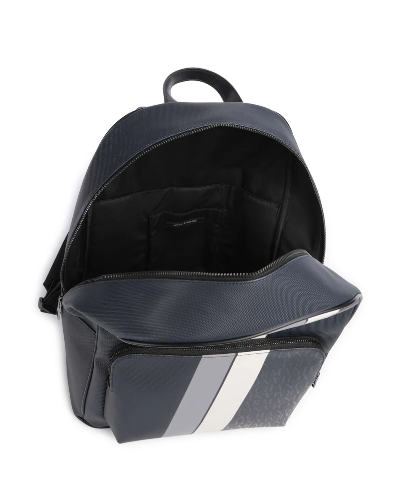 Armani Exchange Dylan Rucksack navy/chiseled stone/off white
