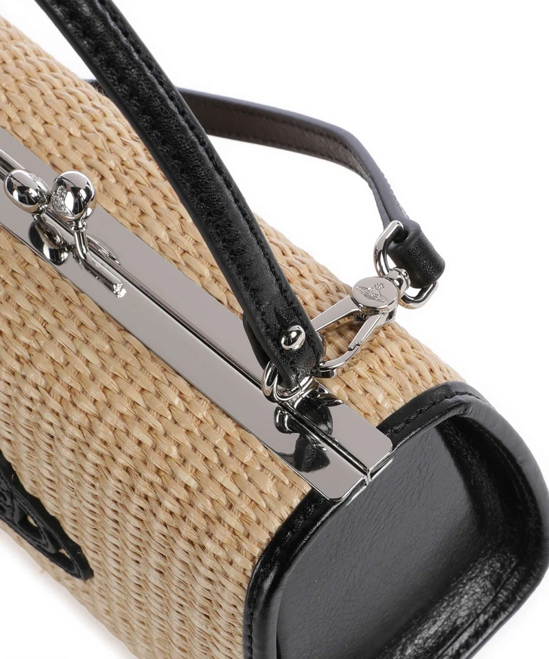 Vivienne Westwood Doll Frame XL Handtasche natural