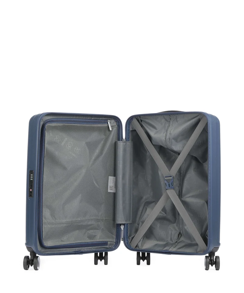 American Tourister Sunset Hills 4-Rollen Trolley navy blue