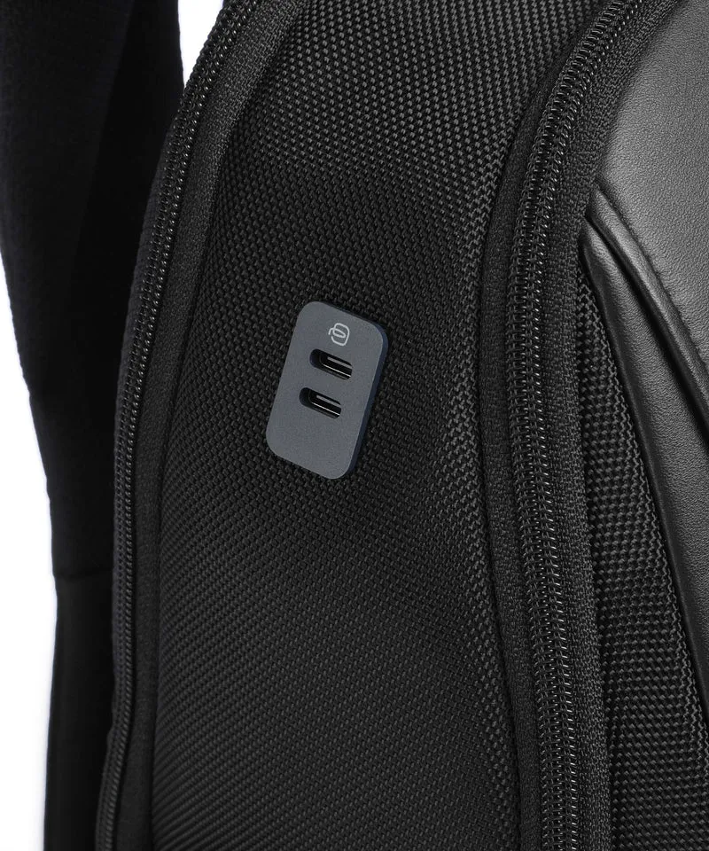 Piquadro Lyss Ryanair Reiserucksack black