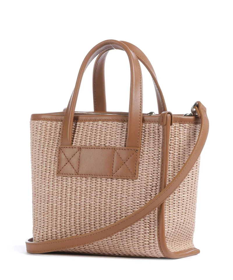 Furla Divide It Mini Handtasche toni naturale/tabacco