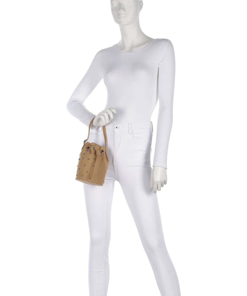 Steve Madden BSUNRAY Bucket Handtasche tan/silver