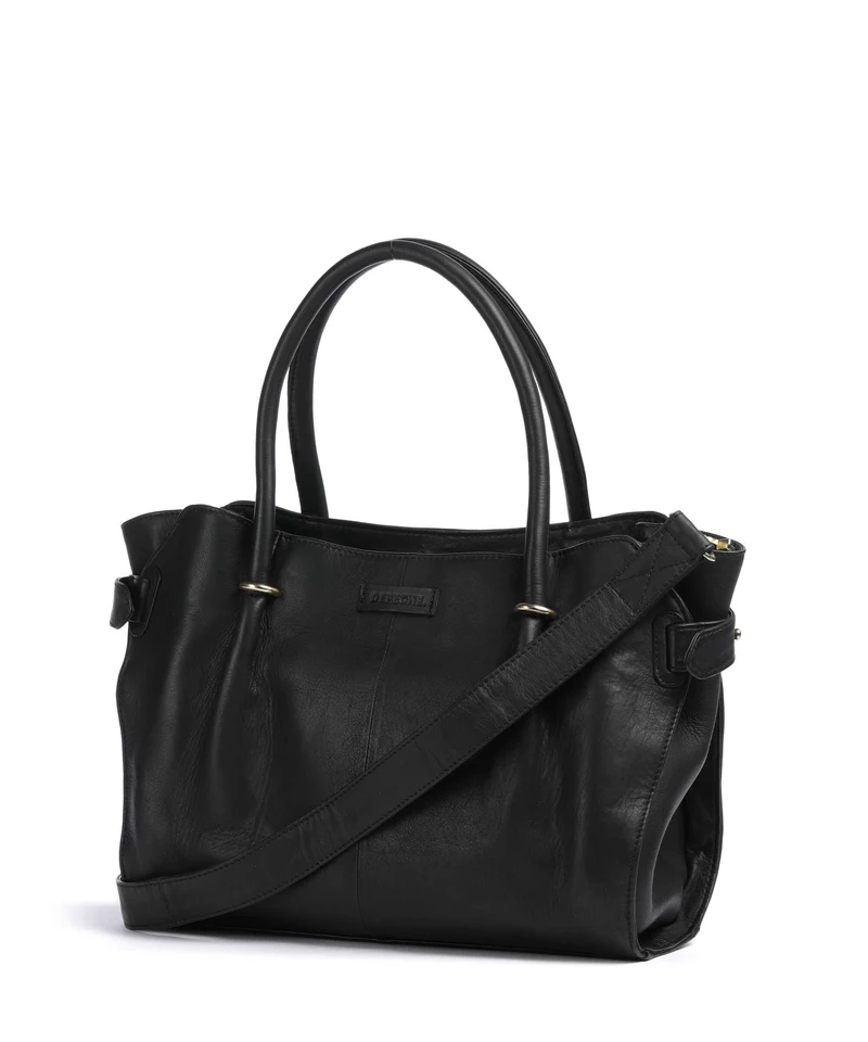 Depeche Golden Chic Shopper black